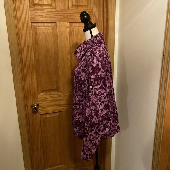 Eddie Bauer "Motion" XL w/Multi-Color Print Long Sleeve Full-Zip Track Jacket - Picture 2 of 5